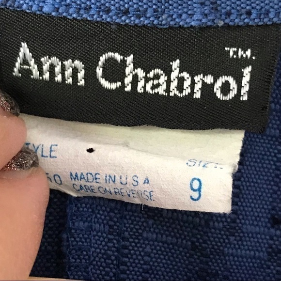 VINTAGE Ann Chabrol dolman sleeve belted textured blazer size 9 - Picture 7 of 10